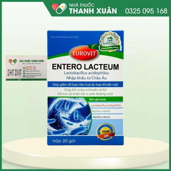 Entero Lacteum - Bổ sung chất xơ,vi khuẩn có ích giúp cân bằng hệ vi sinh đường ruột